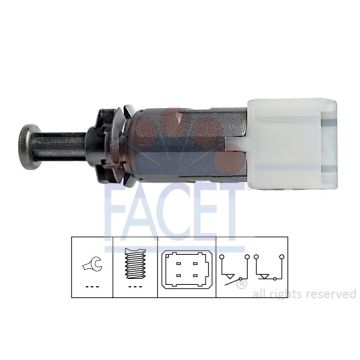 Facet 71149 Brake light switch Mitsubishi / Nissan / Opel / Renault / Smart