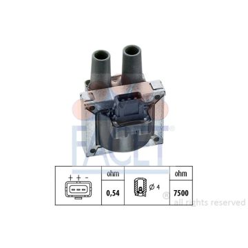Facet 9.6096 Ignition coil Renault / Seat