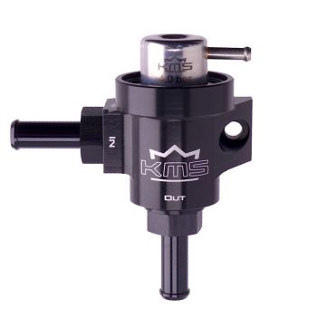 KMS Fuel pressure regulator 2-way with MAP comp. 4,0 bar 10mm hose fitting