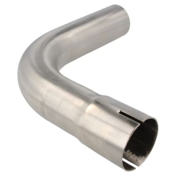 QSP stainless steel bend with sleeve - 90 degrees
