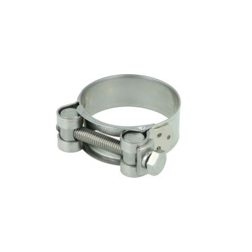 Premium heavy duty clamp - stainless steel - 60-63mm